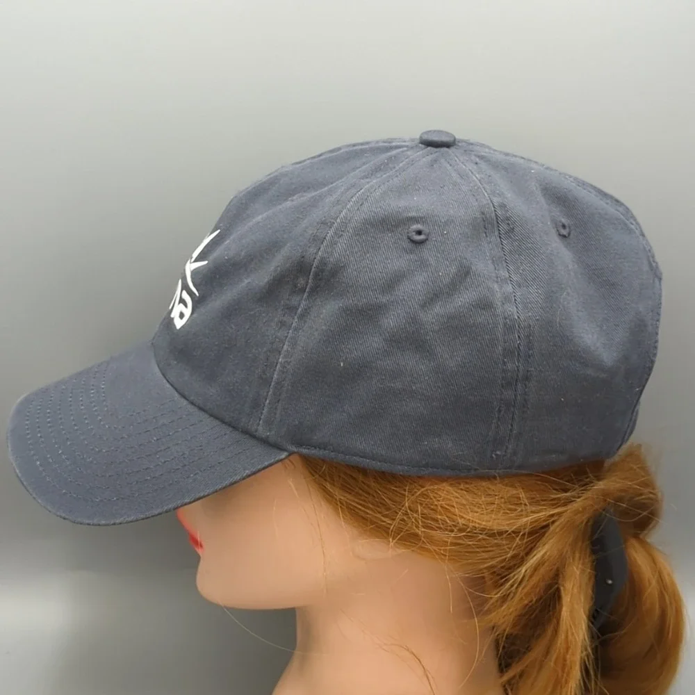 Wana '47 Brand Hat Cap Blue Strapback OSFA Adjustable